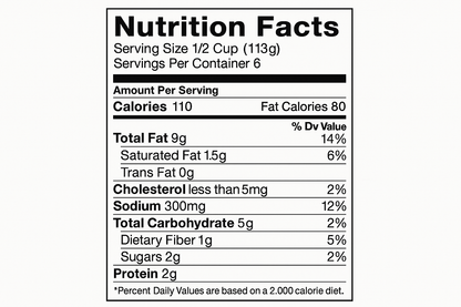 add Protein 2g after Sugars