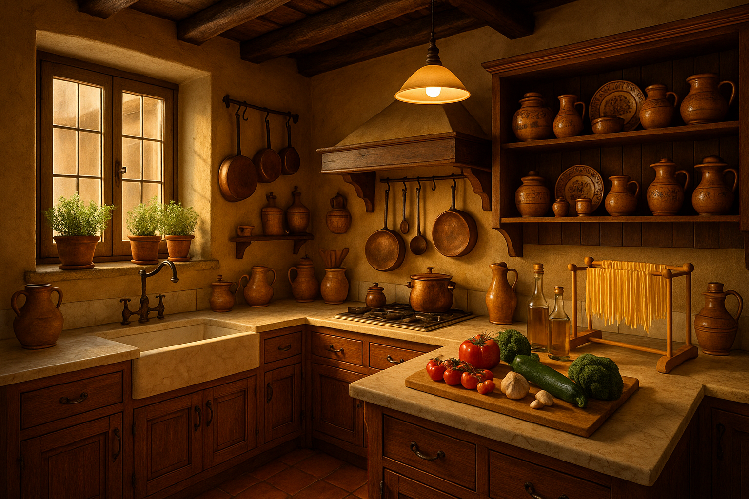 classic italian kitchen